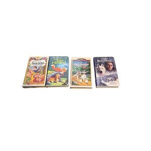 Disney VHS Collection‎ Snow White Fox and the Hound Mary Poppins Iron Will